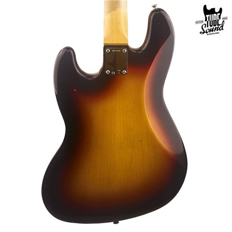 Fender Custom Shop Custom Order Jazz Bass '64 RW Journeyman 3 Color Sunburst
