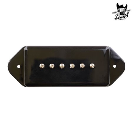 Lollar P-90 Dog Ear Bridge Tall Black