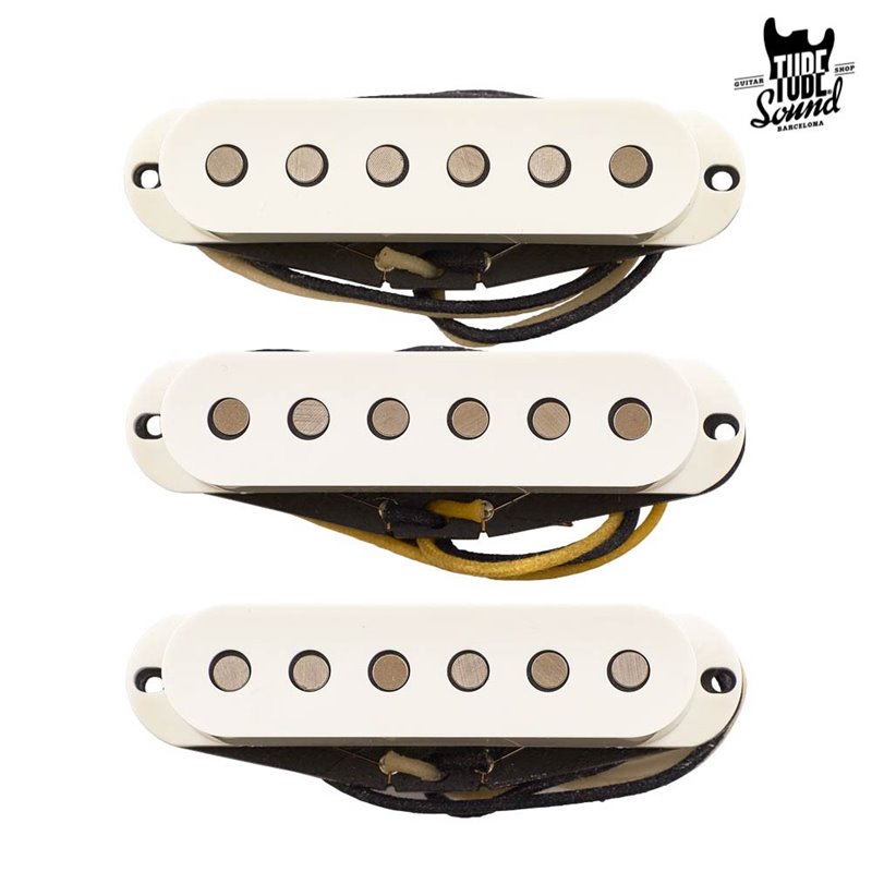 Lollar Strat Vintage Blonde Flat Set Parchment