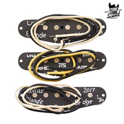 Lollar Strat Vintage Blonde Flat Set Parchment