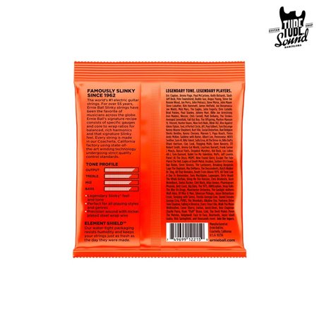 Ernie Ball 2215 Skinny Top Heavy Bottom Slynky Nickel Wound Electric 10-52
