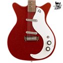 Danelectro 59M NOS+ Red Metal Flake