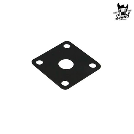 Retro Parts RP141B Jack Plate Gibson Style Black Plastic