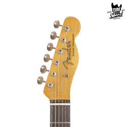 Fender Custom Shop Ltd. Ed. Telecaster Custom 60 RW Heavy Relic Surf Green Over 3 Color Sunburst