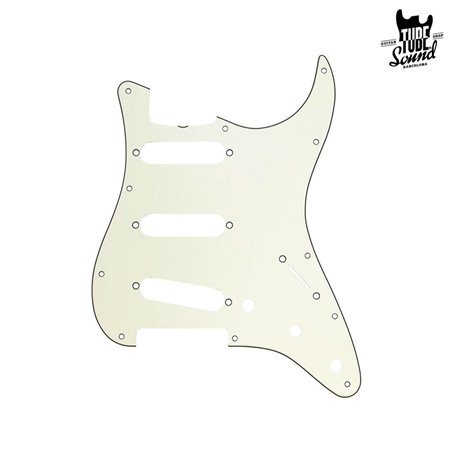 Fender Strat Pickguard 62 Vintage Style 11 Hole  Mint Green