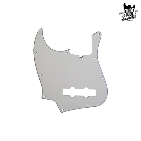 Fender Jazz Bass Pickguard AM SRS 10 Holes LH White