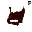 Fender Jazz Bass Pickguard 10 Hole Contemporany Brown Shell