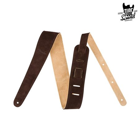 Fender 2" Reversible Suede Strap Brown Tan