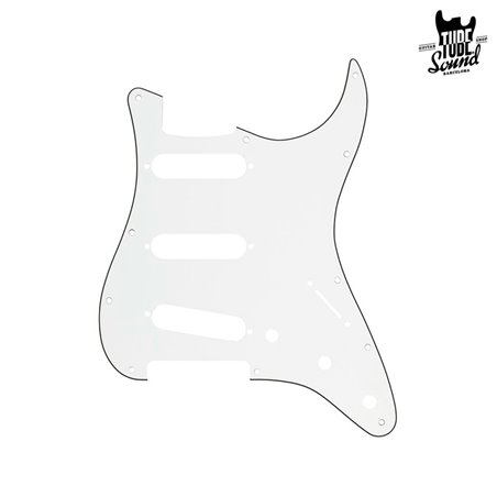 Fender Strat Pickguard 11 Hole 3-Ply Parchment