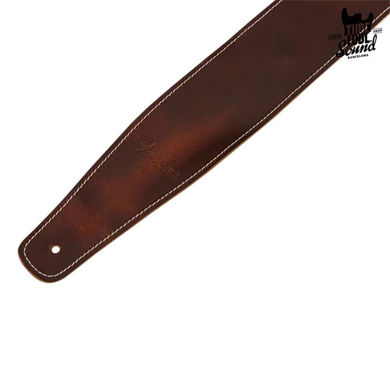 Fender 2,5" Broken-In Leather Strap Brown