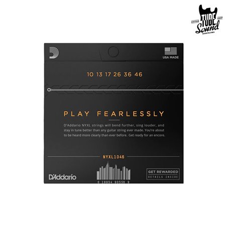 D'Addario NYXL1046 Electric Regular Light 10-46