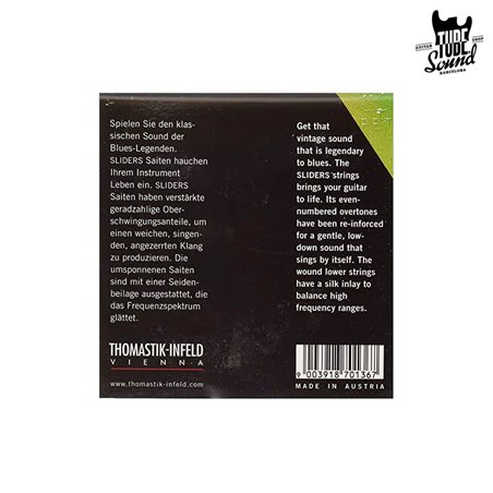 Thomastik-Infeld SL110 Blues Sliders Round Wound Electric 10-48