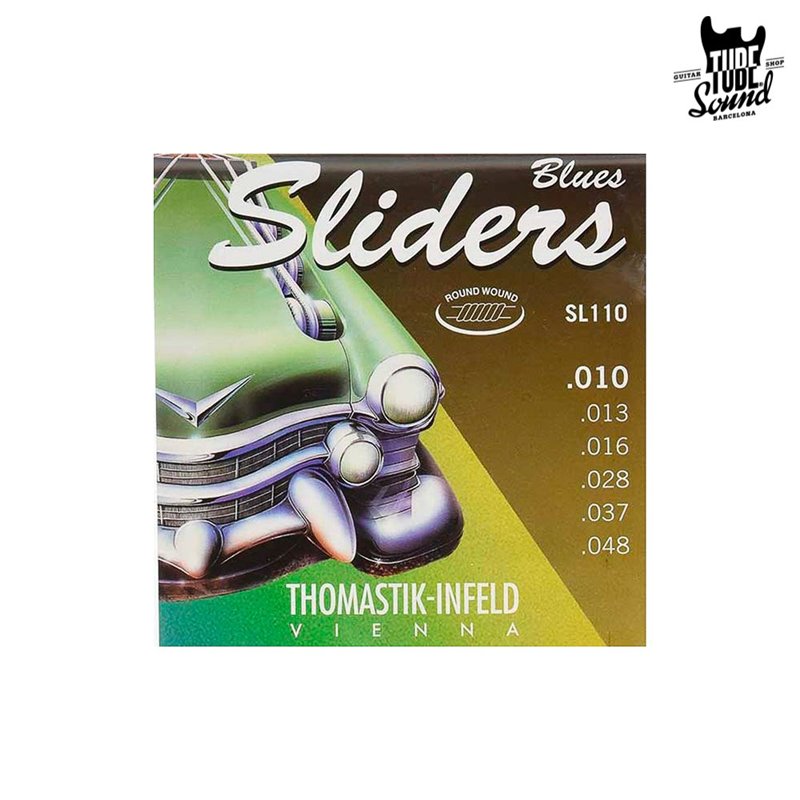 Thomastik-Infeld SL110 Blues Sliders Round Wound Electric 10-48