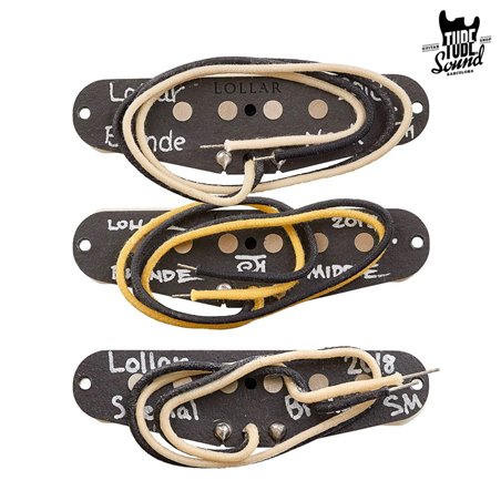 Lollar Strat Special Blonde Flat Set Parchment