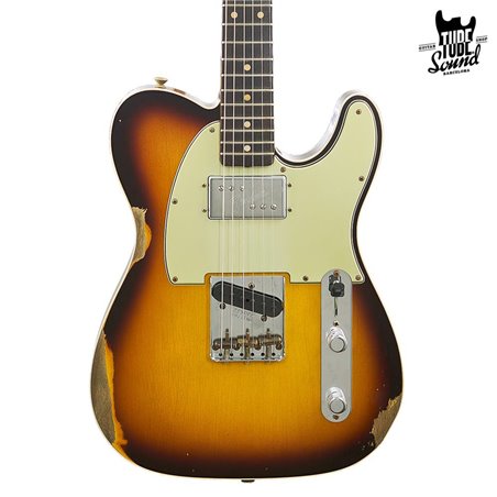 Fender Custom Shop Ltd. Ed. Telecaster Custom Cunife RW Relic Faded Aged Chocolate 3 Color Sunburst