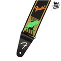 Fender Neon Monogrammed Strap Green Orange