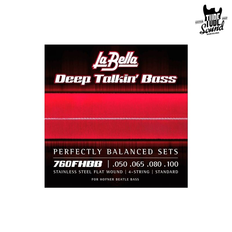 La Bella 760FHBB For Hofner Beatle Bass 50-100