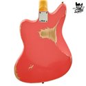 Fender Custom Shop Custom Order Jaguar 62 Matching Headstock RW Heavy Relic Fiesta Red
