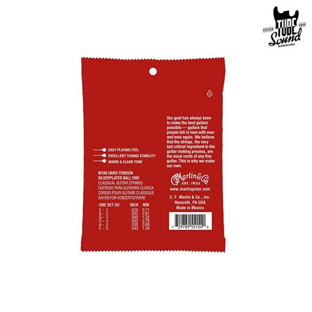 Martin M260 80/20 Bronze Classical Normal Tension Ball End 28-43