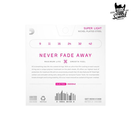 D'Addario XSE0942 NPS Electric Super Light 9-42