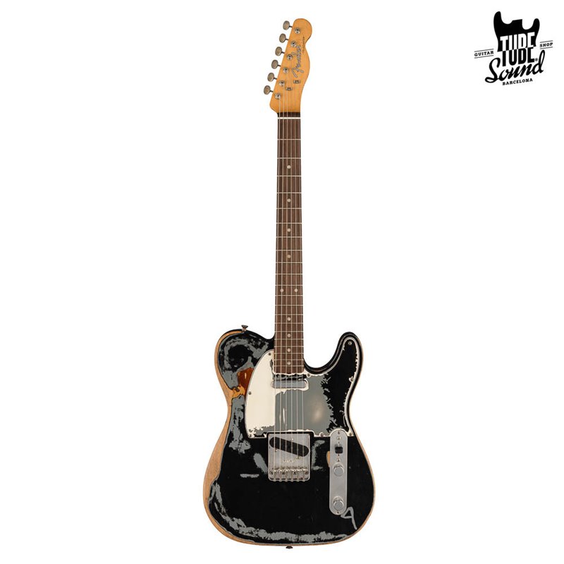 Fender Telecaster Joe Strummer Road Worn RW Black Over 3 Color Sunburst