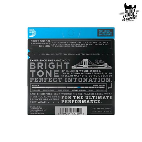 D'Addario EXL150 Nickel Wound Electric 12 String  Regular Light 10-46