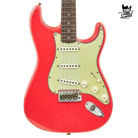 Fender Custom Shop Ltd. Ed. Stratocaster 62-63 RW Journeyman Aged Fiesta Red