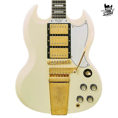Gibson Custom Les Paul SG Custom 1963 Reissue Maestro VOS Classic White