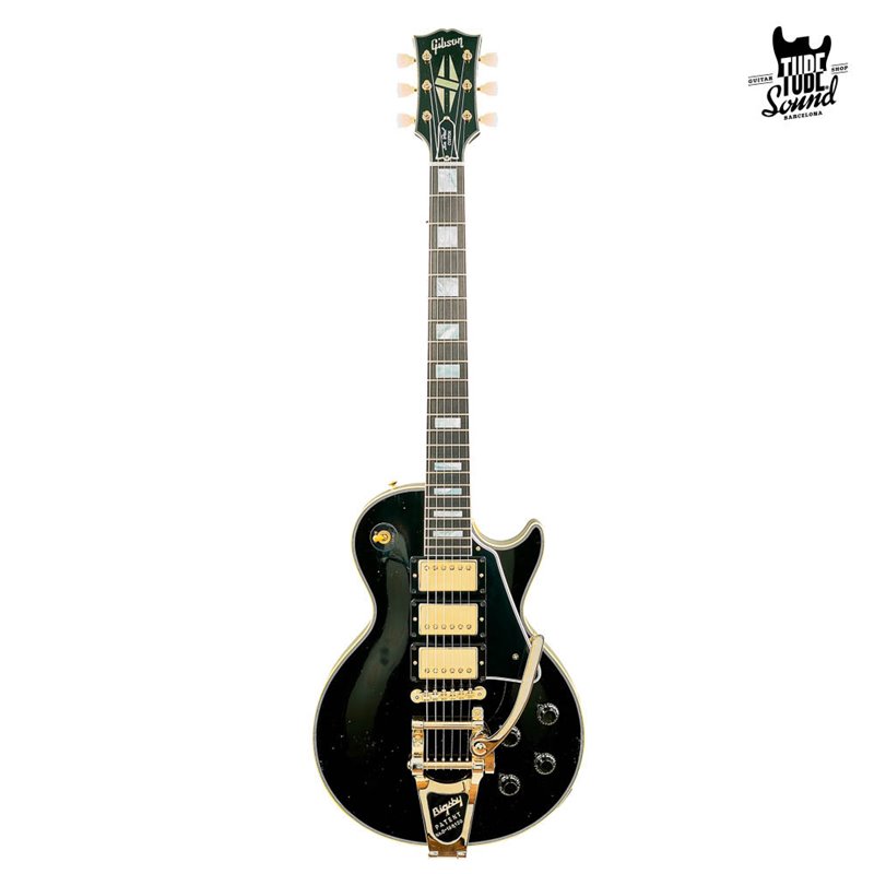 Gibson Custom Les Paul Custom 1957 Reissue 3-Pickup Bigsby Murphy Lab Light Aged Ebony