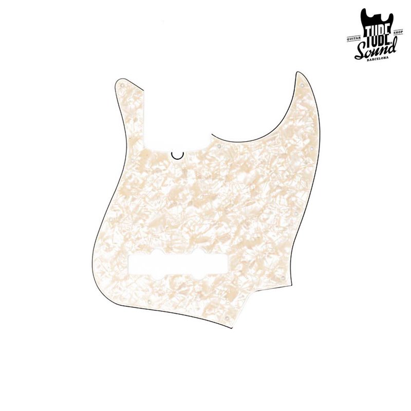 Fender J-Bass Pickguard 4-Ply Aged White Pearl
