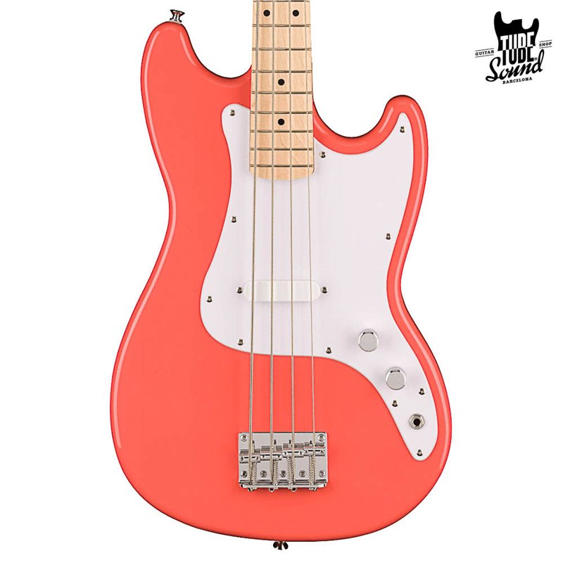 Squier Bronco Bass Sonic MN Tahitian Coral