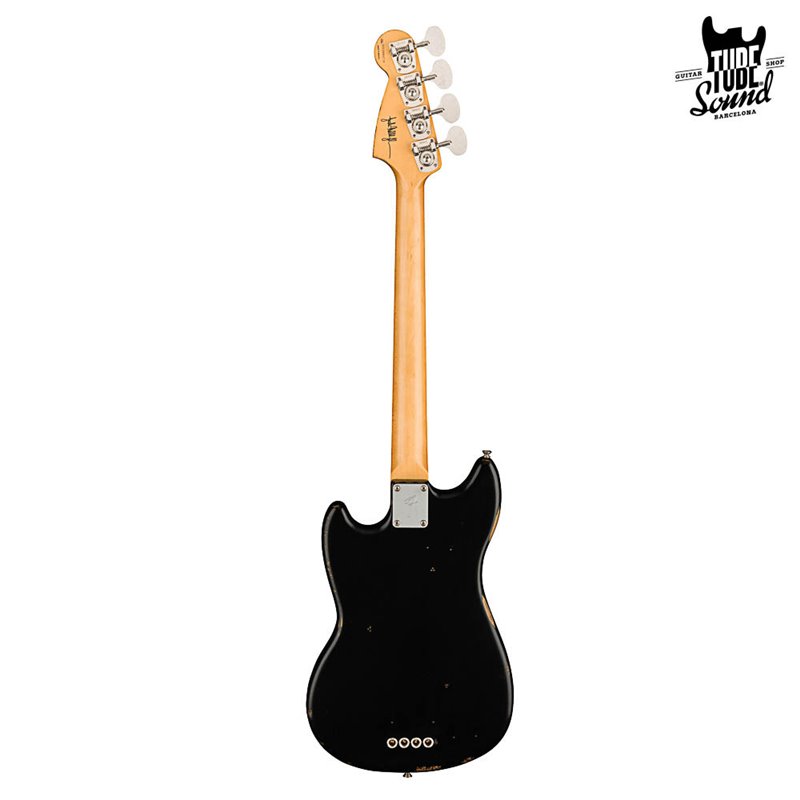 Fender Mustang Bass JMJ Road Worn RW Black