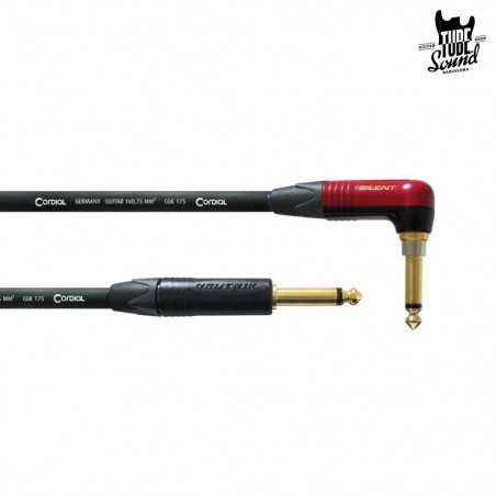 Cordial CSI 3 RP-SILENT Guitar Cable With Angled SilentPLUG 3m