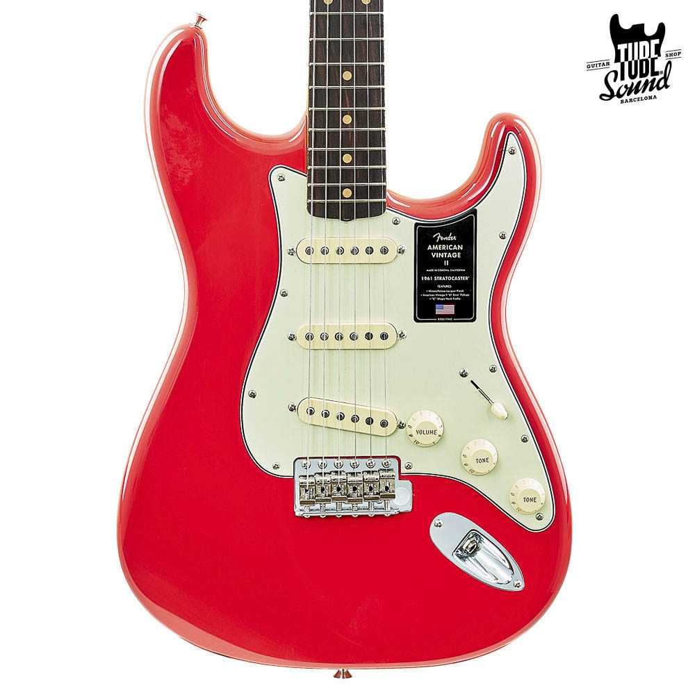 Fender Stratocaster American Vintage II 1961 RW Fiesta Red