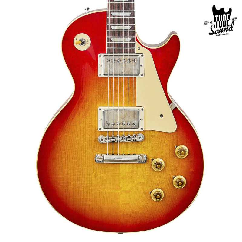 Gibson Custom Les Paul Standard 1958 Murphy Lab Ultra Light Aged Washed Cherry Sunburst