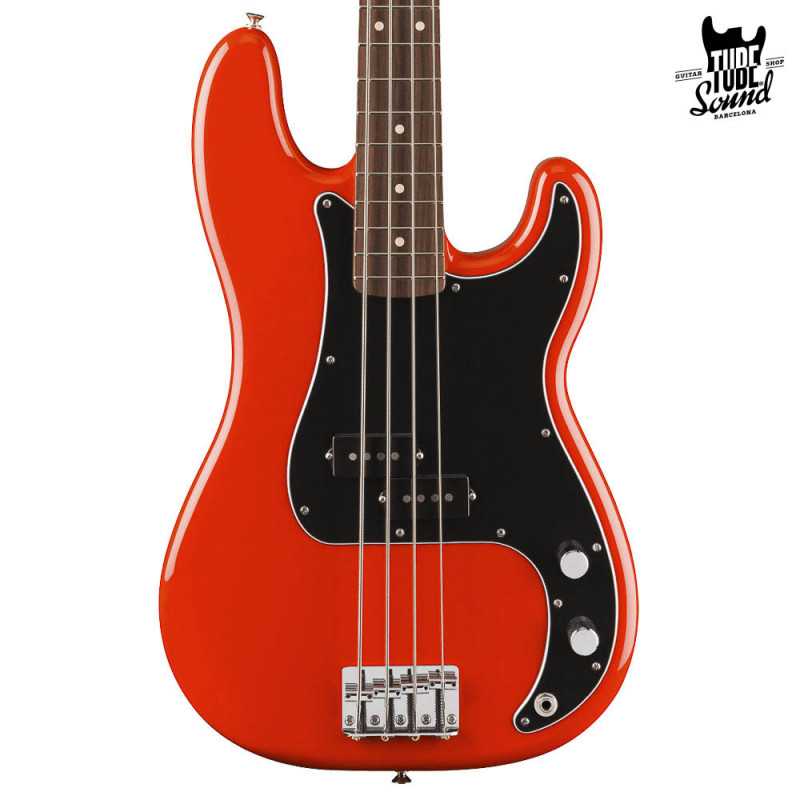 Fender Precision Bass Player II RW Coral Red