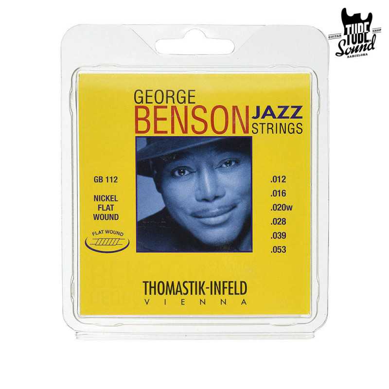 Thomastik-Infeld GB112 George Benson Nickel Flat Wound Jazz 12-53