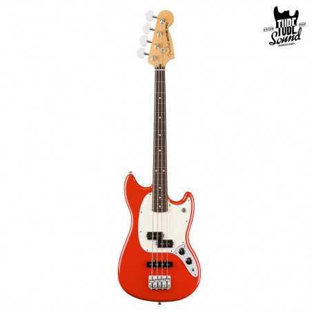 Fender Mustang Bass PJ Player II RW Coral Red