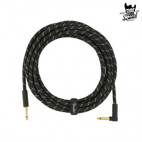 Fender Deluxe Series Cable Angle 5,5m Black Tweed