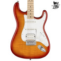Squier Stratocaster Affinity Series Flame Top HSS MN Sienna Sunburst
