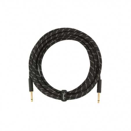 Fender Deluxe Series Cable Straight 5,5m Black Tweed