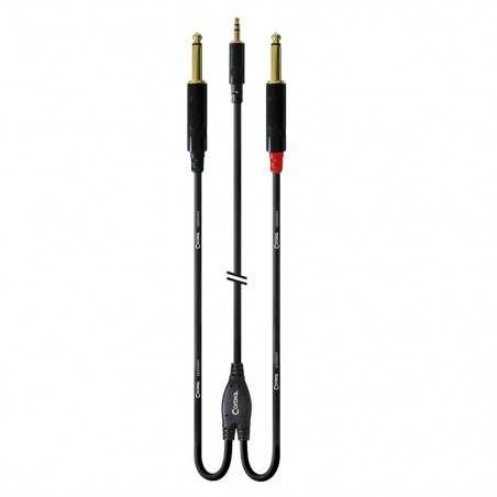 Cordial CFY WPP 3.5 mm Stereo Jack To 2 x 6.3 mm Mono Jack 1,5m