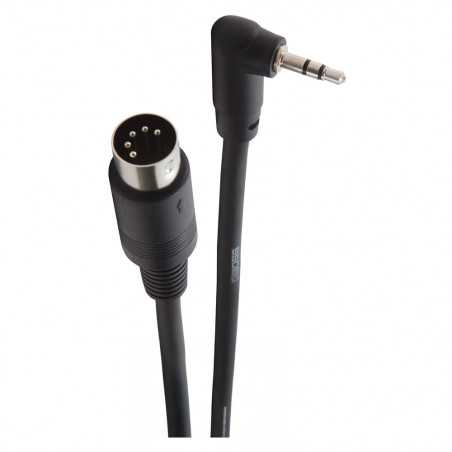 Boss BMIDI-5-35 Interconnect Cable TRS MIDI 1,5m Black
