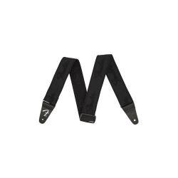 Fender Weighless Running Logo Strap Black