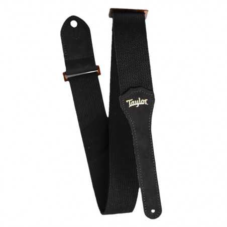 Taylor 2" GS Mini Cotton Guitar Strap Black