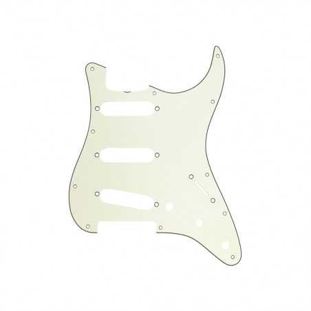 Fender Strat Pickguard 62 Vintage Style 11 Hole  Mint Green