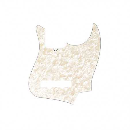 Fender JB Pickguard 10 Holes 4-Ply White Pearl