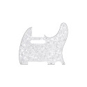 Fender Tele Pickguard 8 Holes 4-Ply White Pearl