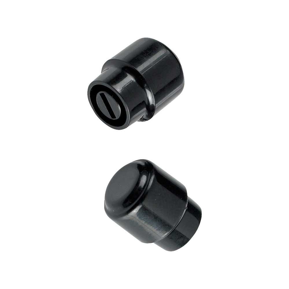 Fender Tele Barrel Style Switch Tips 2 Units Black