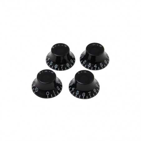 Gibson PRHK-010 Top Hat Knobs 4 Black